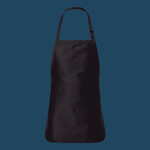 Full-Length Apron with Pouch Pocket