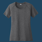 Women's PosiCharge ® Tri Blend Wicking Scoop Neck Raglan Tee