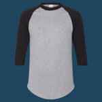 Unisex Three-Quarter Raglan Sleeve Baseball Jersey T-Shirt