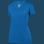 Women's Shadow Tonal Heather Training V-Neck T-Shirt