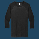 Unisex 3/4 Sleeve Baseball Tee