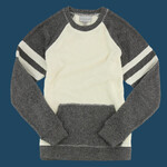 Women's Cozy Contrast Fleece Crewneck Pullover