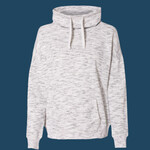 Women’s Mélange Fleece Cowl Neck Sweatshirt