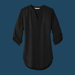 Women's 3/4 Sleeve Tunic Blouse
