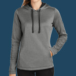 Women's PosiCharge ® Sport Wick ® Heather Fleece Hooded Pullover