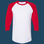 Premium Blend Ringspun Three-Quarter Sleeve Raglan Baseball T-Shirt