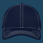 Stretch Mesh Contrast Stitch Cap