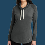 Women's Sueded Cotton Blend Cowl Tee