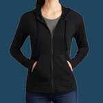 Women's PosiCharge ® Tri Blend Wicking Fleece Full Zip Hooded Jacket