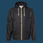 Unisex Vintage Hooded Rain Jacket