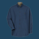 Men's Cotton Contrast Dress Shirt
