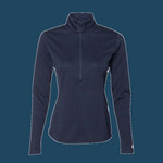Women's Striated Quarter-Zip Pullover