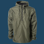 Unisex Lightweight Quarter-Zip Windbreaker Pullover Jacket