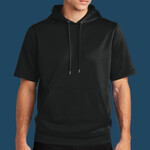 Sport Wick ® Fleece Short Sleeve Hooded Pullover