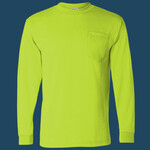 Unisex USA-Made 50/50 Long Sleeve Pocket T-Shirt
