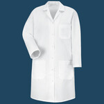 Women's Gripper Front Lab Coat