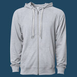 Unisex Icon Lightweight Loopback Terry Full-Zip Hooded Sweatshirt
