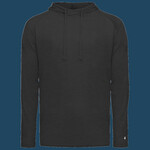 Men's Tri-Blend Surplice Hooded Long Sleeve T-Shirt