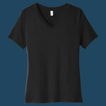 Women's Relaxed Jersey Short Sleeve V Neck Tee