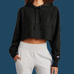 Women's Reverse Weave ® Cropped Cut Off Hooded Sweatshirt