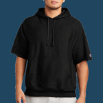 Reverse Weave ® Short Sleeve Hooded Sweatshirt