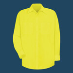 Men's Enhanced Visibility Long Sleeve Work Shirt