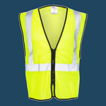 Unisex Zippered Mesh Economy Class 2 Vest