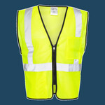 Unisex Double-Pocket Zippered Economy Class 2  Vest