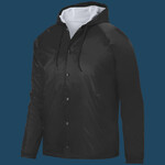 Unisex Hooded Coach's Jacket