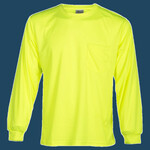Unisex Microfiber Polyester Long Sleeve T-Shirt