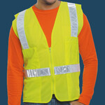 Unisex USA-Made ANSI Surveyor's Vest Class 2