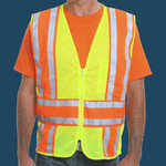 Unisex USA-Made ANSI Safety Mesh Vest