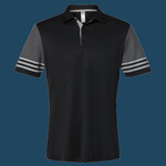 Men's Striped Sleeve Polo