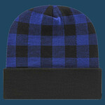 USA-Made Plaid Beanie
