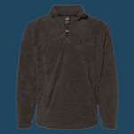 Unisex Boundary Shag Frosty Sherpa Quarter-Zip Pullover