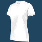 Ladies Attain Wicking Two-Button Softball Jersey
