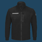 Men's Tall Zip Front Fleece Jacket-Cotton /Spandex Blend