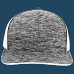 Aggressive Heather Trucker Snapback Cap