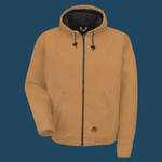 Men's Blended Duck Zip-Front Hooded Jacket