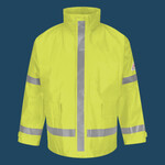 Men's Hi-Visibility Flame-Resistant Rain Jacket