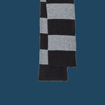 Rugby-Striped Knit Scarf