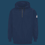 Men's Tall Flame Resistant Quarter-Zip Hooded Sweatshirt