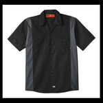 Men's Tall Industrial Colorblocked Short Sleeve Shirt