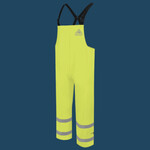 Men's Hi-Visibility Flame-Resitant Rain Bib Overall - 13 oz.