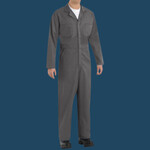 Men's Extended Sizes Twill Action Back Coverall
