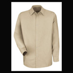 Men's Tall Specialized Pocketless Poplin Long Sleeve Work Shirt