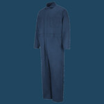 Men's Button-Front Cotton Coverall