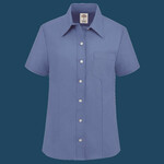 Women's Short Sleeve Stretch Oxford Shirt