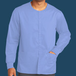 Unisex WorkFlex Snap Front Scrub Jacket