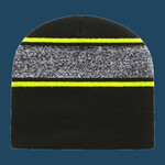 USA-Made Variegated Striped Beanie